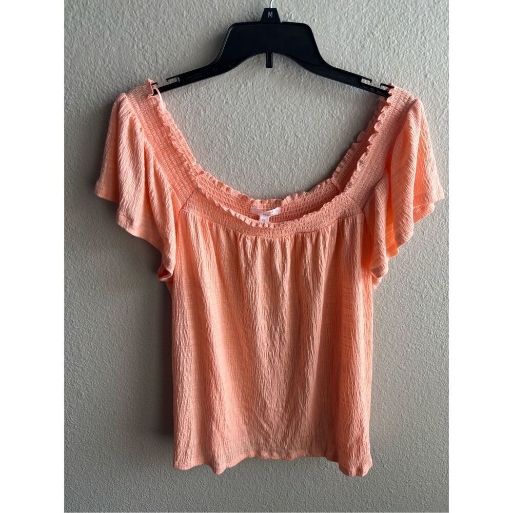 ❤️LC Lauren Conrad Flutter Sleeve Top XL